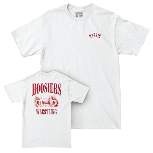 Wrestling White Gates Comfort Colors Tee - Drayton Harris Youth Small