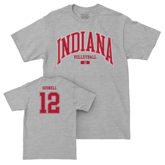 Volleyball Sport Grey Arch Tee - Grae Gosnell | #12 Youth Small