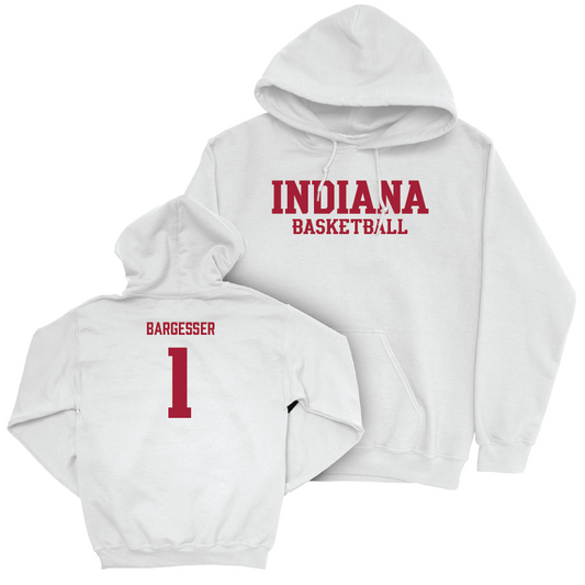 Women's Basketball White Staple Hoodie - Lexus Bargesser | #1 Youth Small