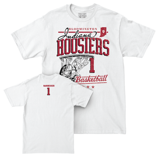 Women's Basketball White Hardwood Comfort Colors Tee - Lexus Bargesser | #1 Youth Small