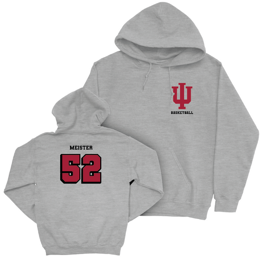Women's Basketball Sport Grey Vintage Hoodie - Lilly Meister | #52 Youth Small