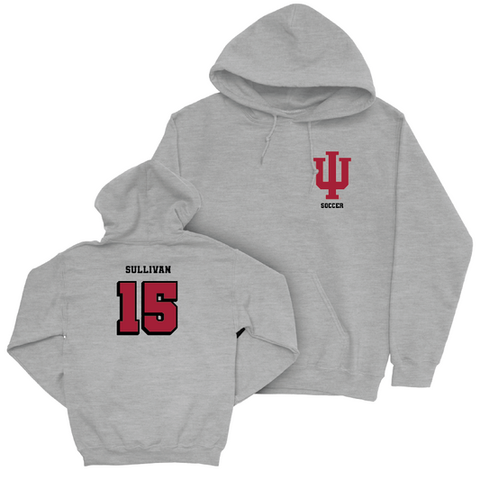 Women's Soccer Sport Grey Vintage Hoodie - Mary Kate Sullivan | #15 Youth Small