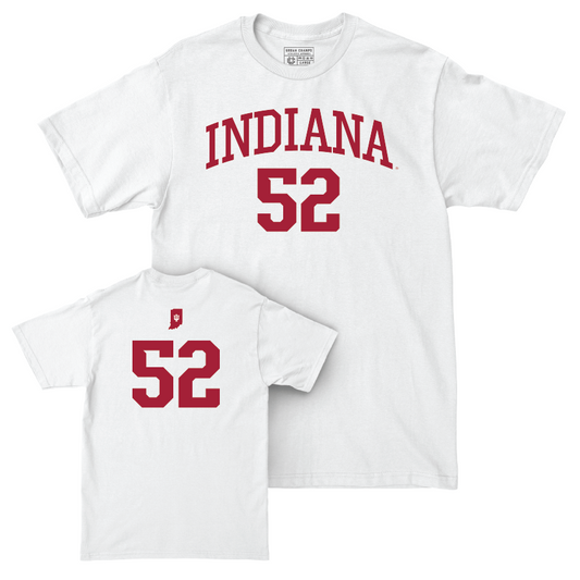 Women's Basketball White Shirsey Comfort Colors Tee - Lilly Meister | #52