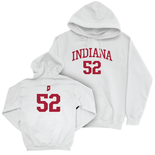 Women's Basketball White Shirsey Hoodie - Lilly Meister | #52