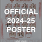 Corporate Sponsored Indiana 2024-2025 Women's Basketball Official Poster (18" x 24")