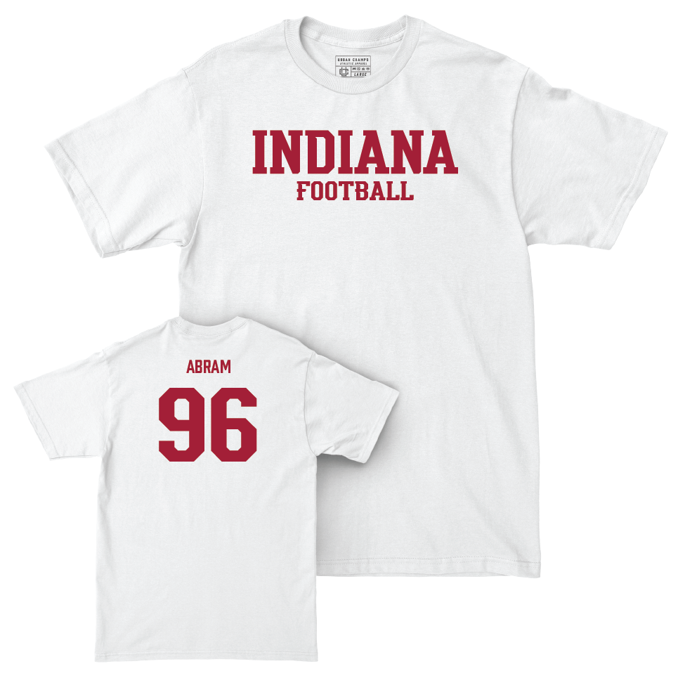 Football White Staple Comfort Colors Tee   - Triston Abram