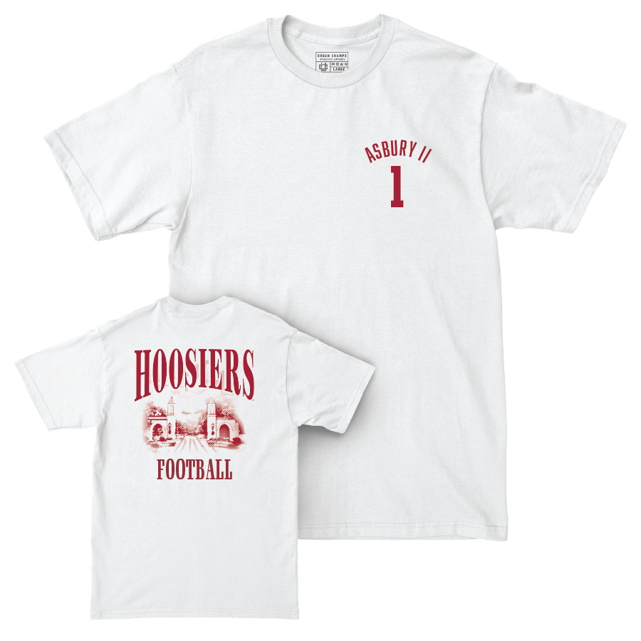 Football White Gates Comfort Colors Tee  - Shawn Asbury II