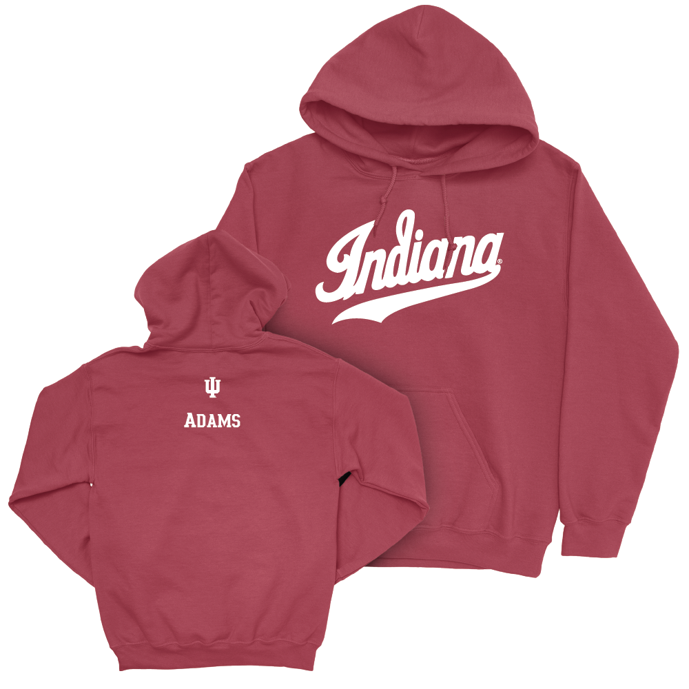 Track & Field Crimson Script Hoodie  - Symone Adams