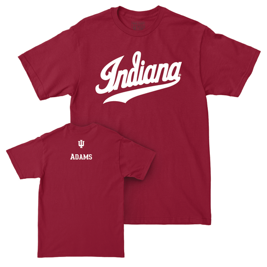 Track & Field Crimson Script Tee  - Symone Adams