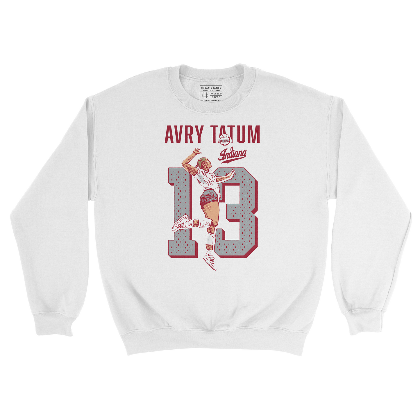 EXCLUSIVE RELEASE: Avry Tatum lllustrated White Crew