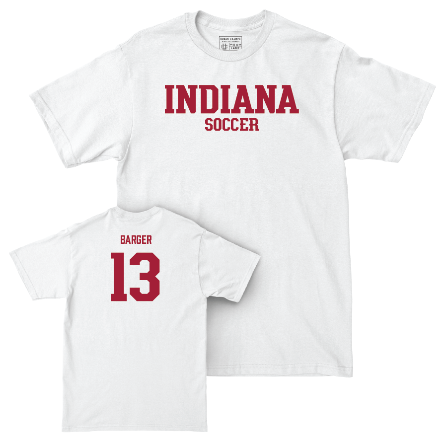 Men's Soccer White Staple Comfort Colors Tee  - Alex Barger