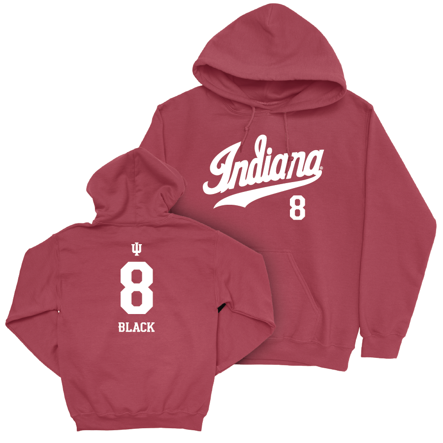 Football Crimson Script Hoodie  - Kaelon Black