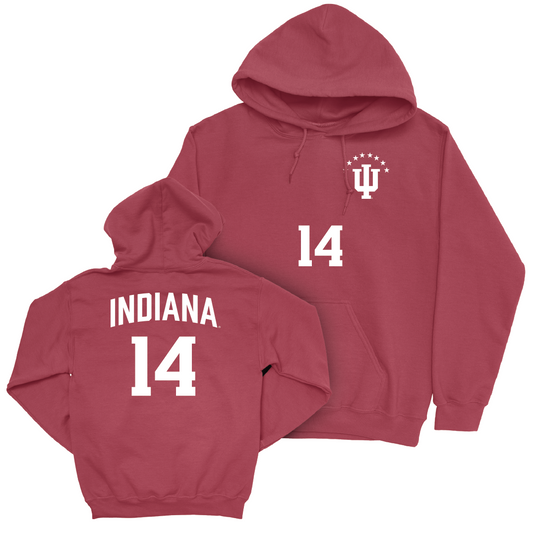 Men's Soccer Crimson Shirsey Hoodie   - Easton Bogard