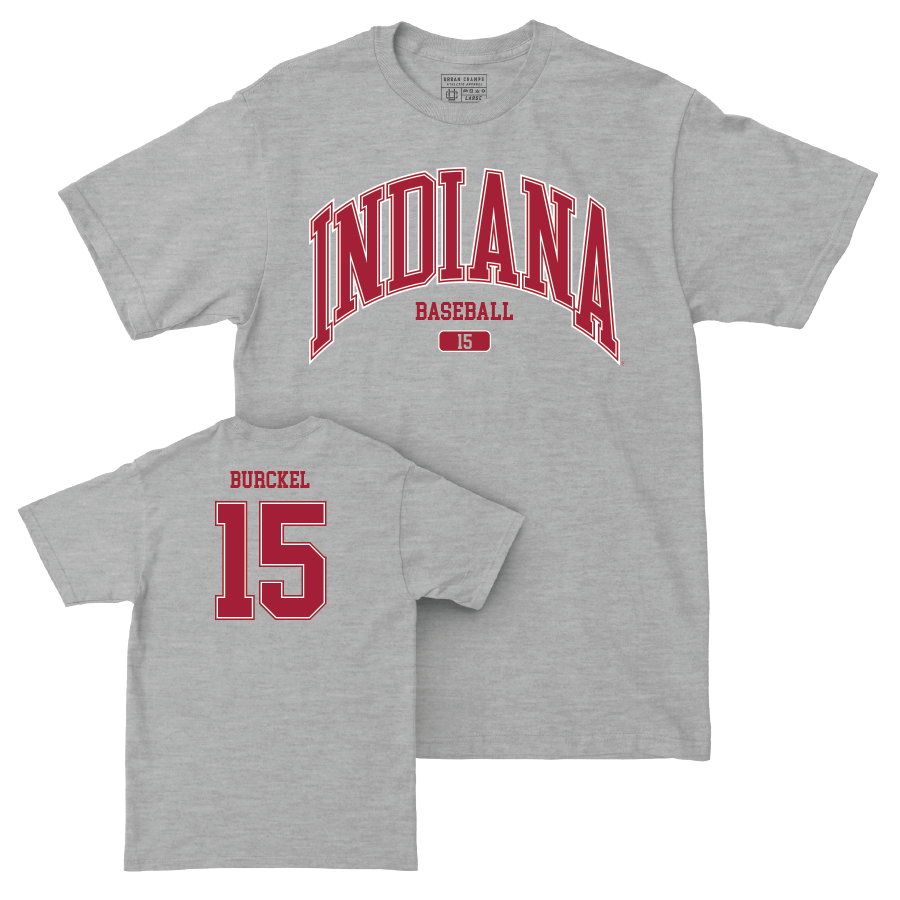 Baseball Sport Grey Arch Tee   - Brandon Burckel