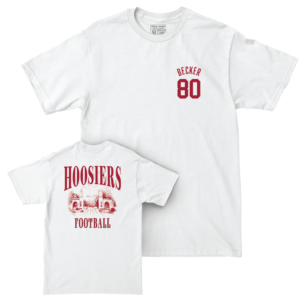 Football White Gates Comfort Colors Tee    - Charlie Becker