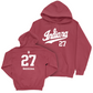 Volleyball Crimson Script Hoodie   - Ella Boersema