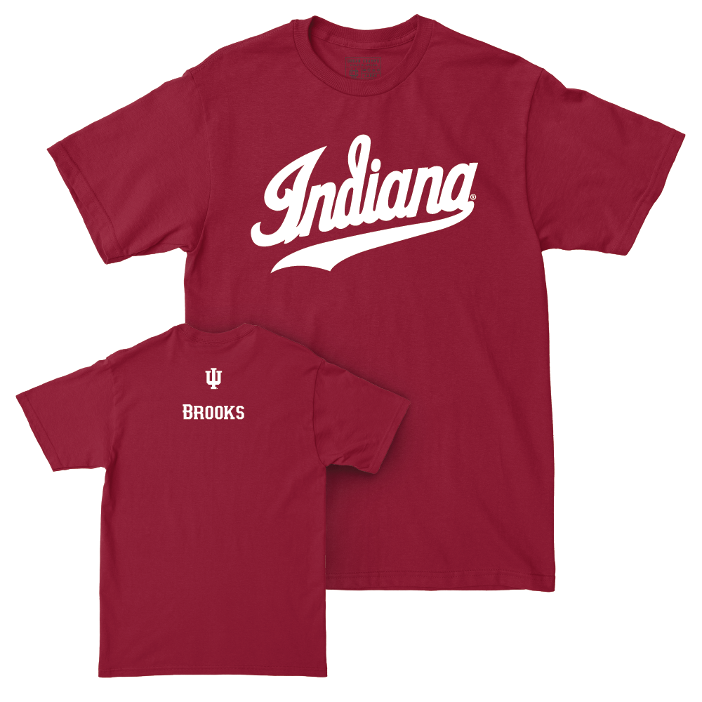 Swim & Dive Crimson Script Tee  - Finn Brooks