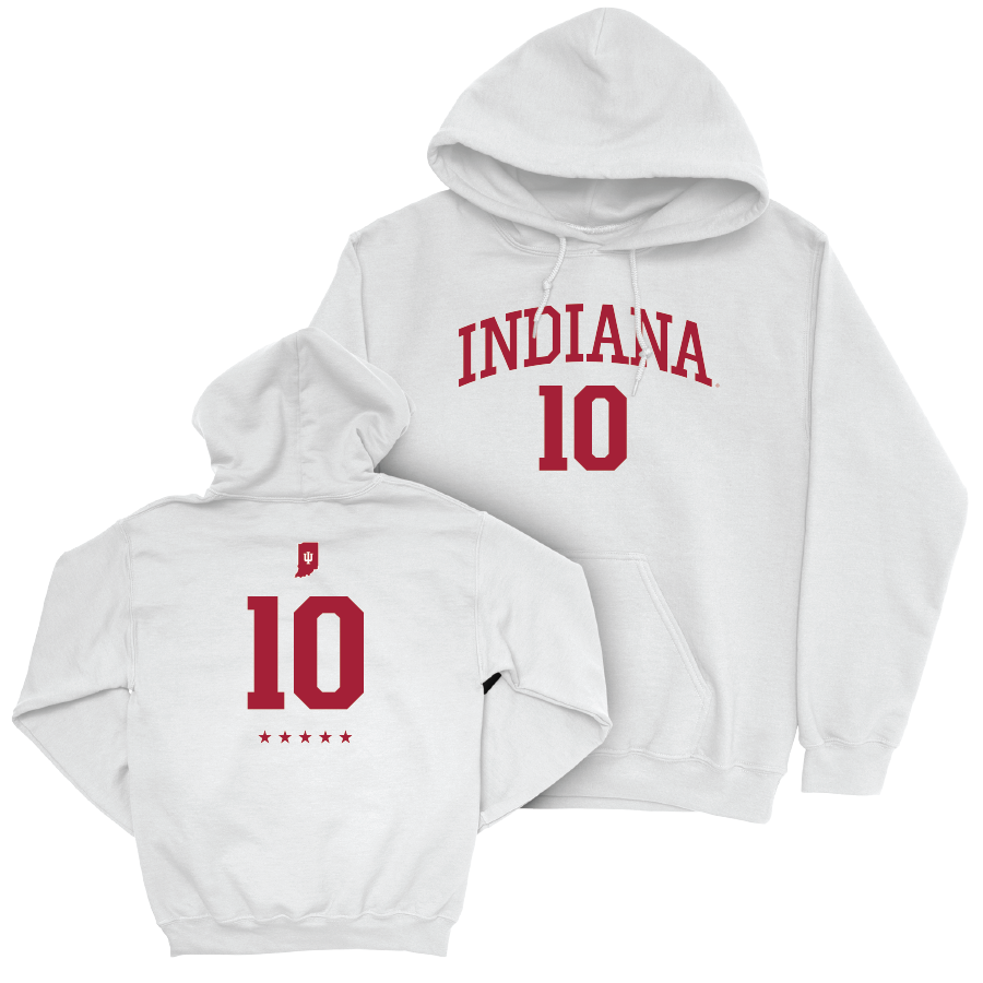 Women's Basketball White Shirsey Hoodie  - Shay Ciezki