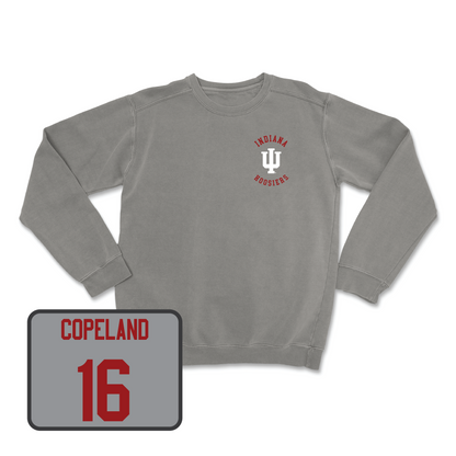 Grey Comfort Colors Indiana Softball Trident Crew - Brianna  Copeland