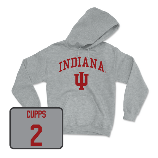 Athletic Heather Indiana Men's Basketball Trident Hoodie - Gabe  Cupps