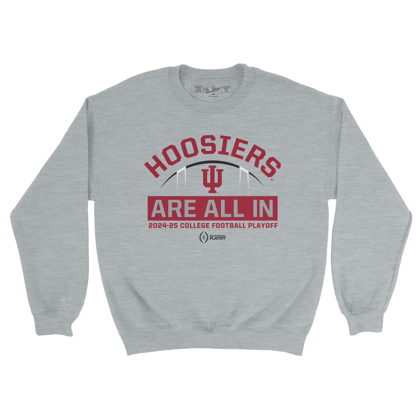 Indiana Football 2024 College Football Playoff  “All-In” Crew by Retro Brand