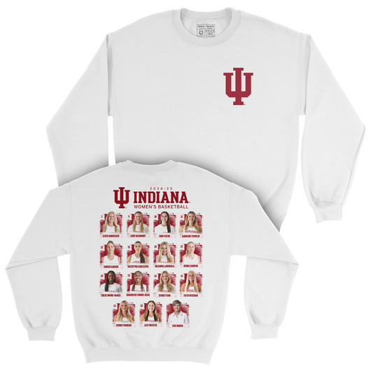 EXCLUSIVE RELEASE: Indiana Women's Basketball Floating Heads White Crew