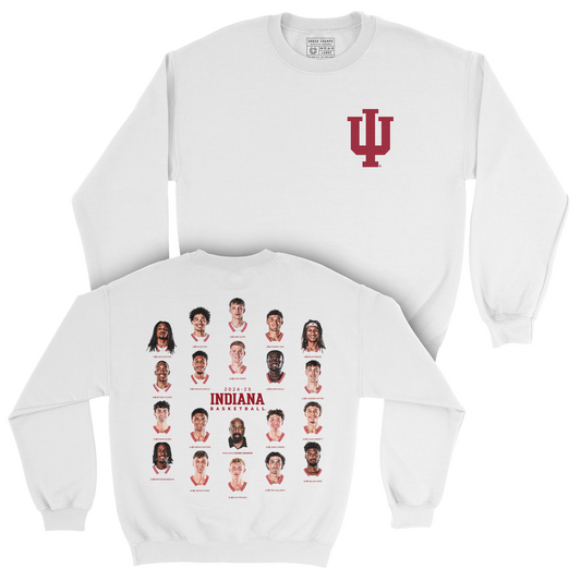 EXCLUSIVE RELEASE: Indiana Men's Basketball Floating Heads White Crew