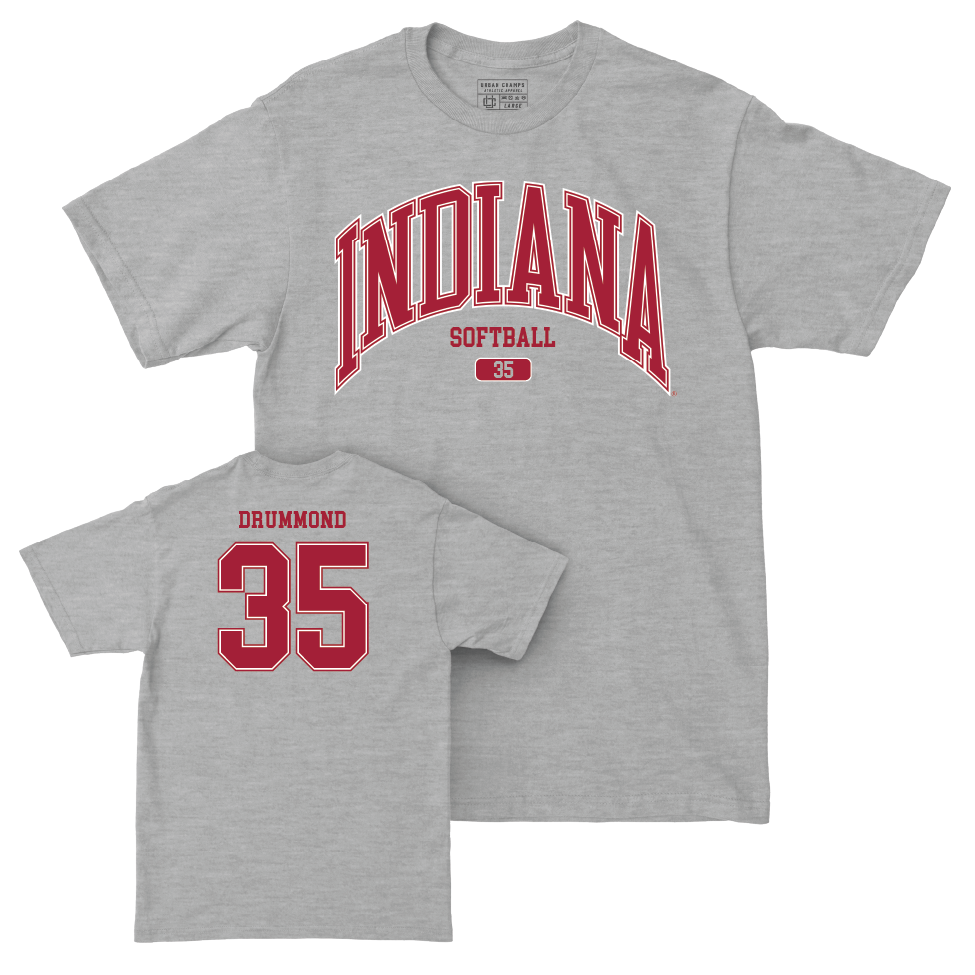 Softball Sport Grey Arch Tee    - Peyton Drummond