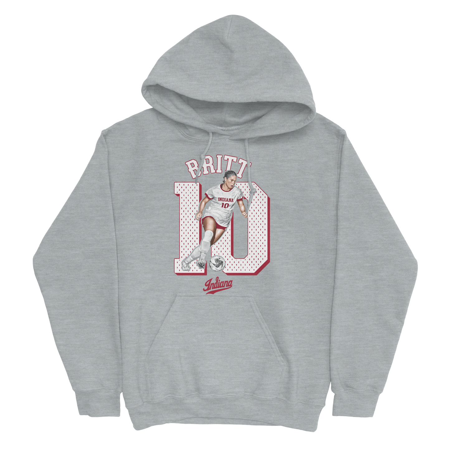 EXCLUSIVE RELEASE: Elle Britt Number Sport Grey Hoodie