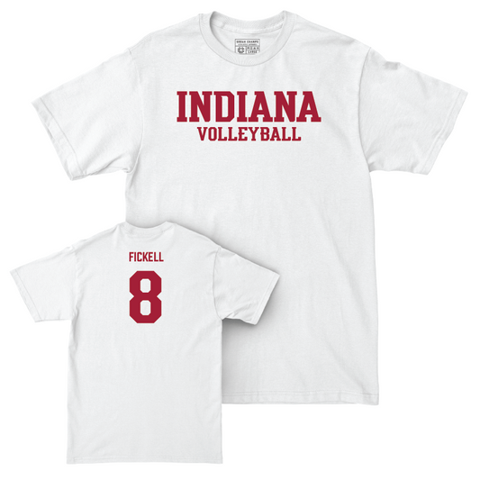 Volleyball White Staple Comfort Colors Tee  - Luca Fickell