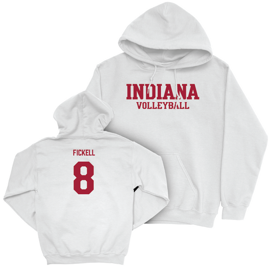 Volleyball White Staple Hoodie  - Luca Fickell