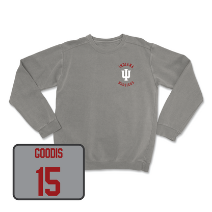 Grey Comfort Colors Indiana Men's Basketball Trident Crew - James  Goodis