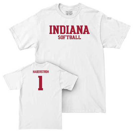 Softball White Staple Comfort Colors Tee    - Hannah Haberstroh