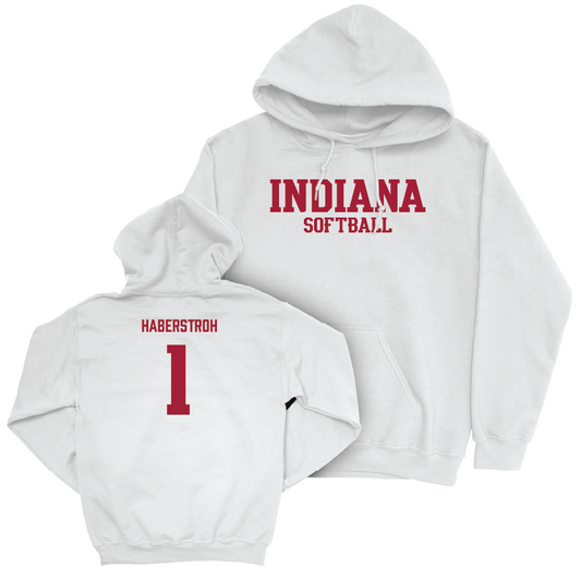Softball White Staple Hoodie    - Hannah Haberstroh