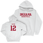 Men's Basketball White Staple Hoodie   - Langdon Hatton