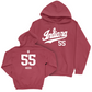 Softball Crimson Script Hoodie    - Taylor Hess
