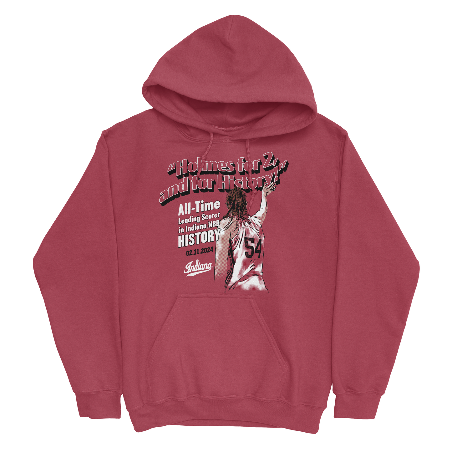 EXCLUSIVE RELEASE: Mackenzie Holmes - Indiana WBB All Time Leading Scorer Hoodie