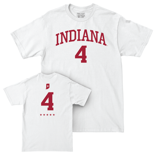 Men's Basketball White Shirsey Comfort Colors Tee - Anthony  Walker | #4 Youth Small