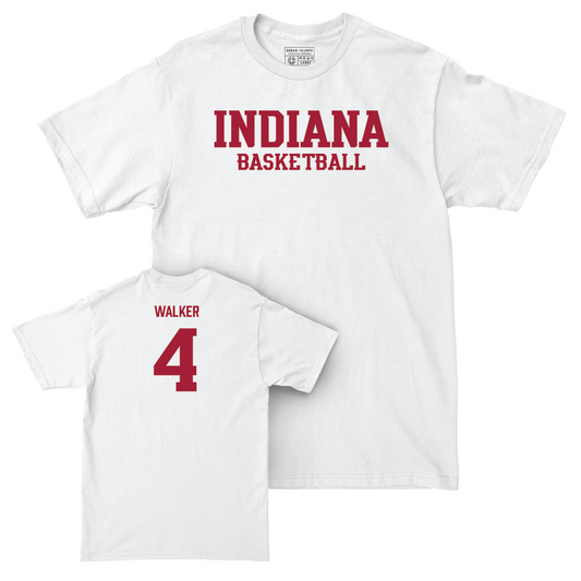 Men's Basketball White Staple Comfort Colors Tee - Anthony  Walker | #4 Youth Small