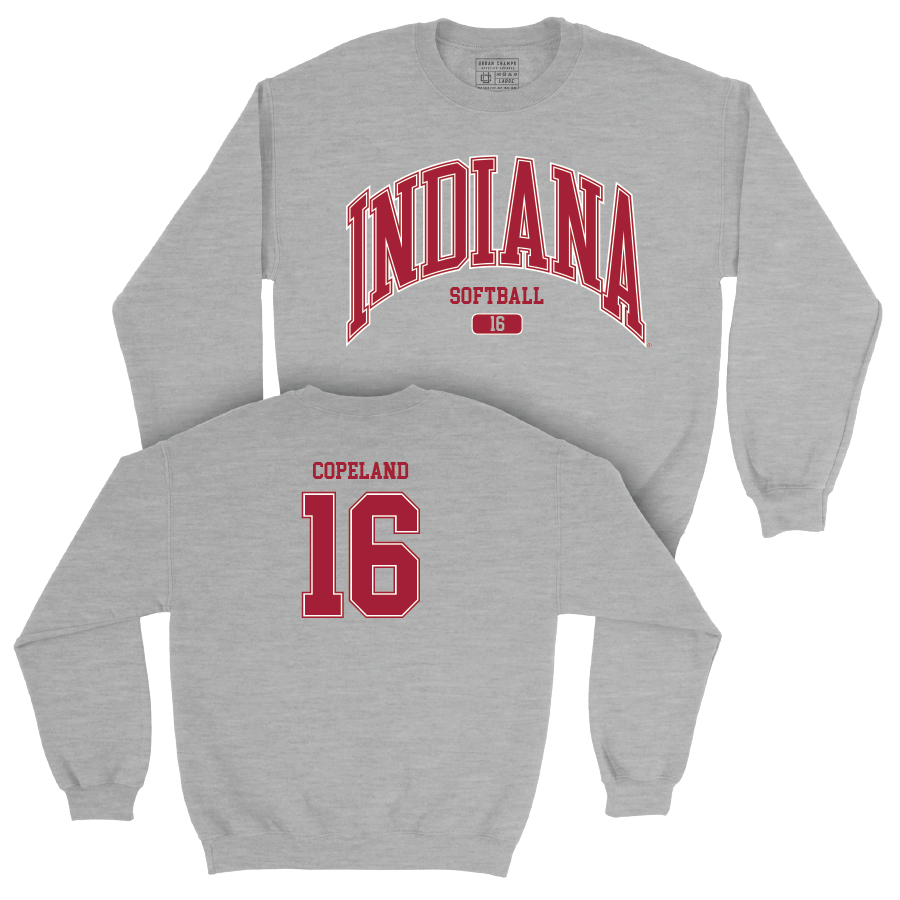 Softball Sport Grey Arch Crew - Brianna Copeland | #16 Youth Small