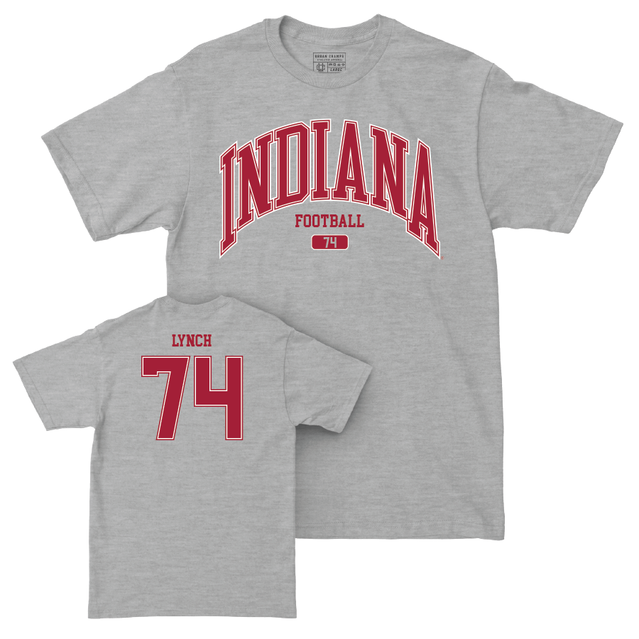 Football Sport Grey Arch Tee - Bray Lynch | #74 Youth Small