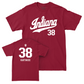 Baseball Crimson Script Tee - Cooper Katskee | #38 Youth Small