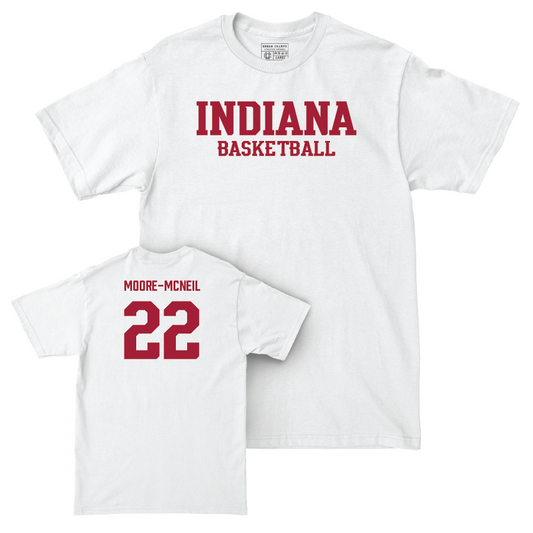 Women's Basketball White Staple Comfort Colors Tee - Chloe' Moore-McNeil | #22 Youth Small