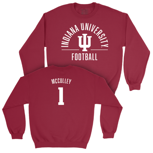Football Crimson Classic Crew - Donaven McCulley | #1 Youth Small