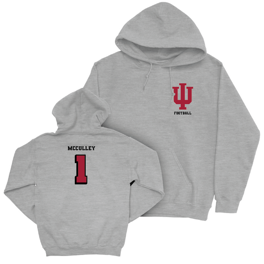 Football Sport Grey Vintage Hoodie - Donaven McCulley | #1 Youth Small