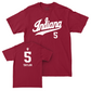 Baseball Crimson Script Tee - Devin Taylor | #5 Youth Small