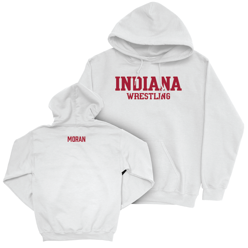 Wrestling White Staple Hoodie - Jacob Moran