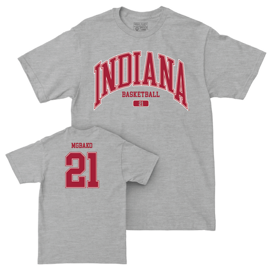 Men's Basketball Sport Grey Arch Tee - Mackenzie Mgbako | #21 Youth Small