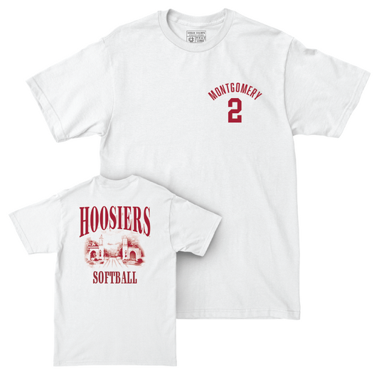 Softball White Gates Comfort Colors Tee - Macy Montgomery | #2 Youth Small