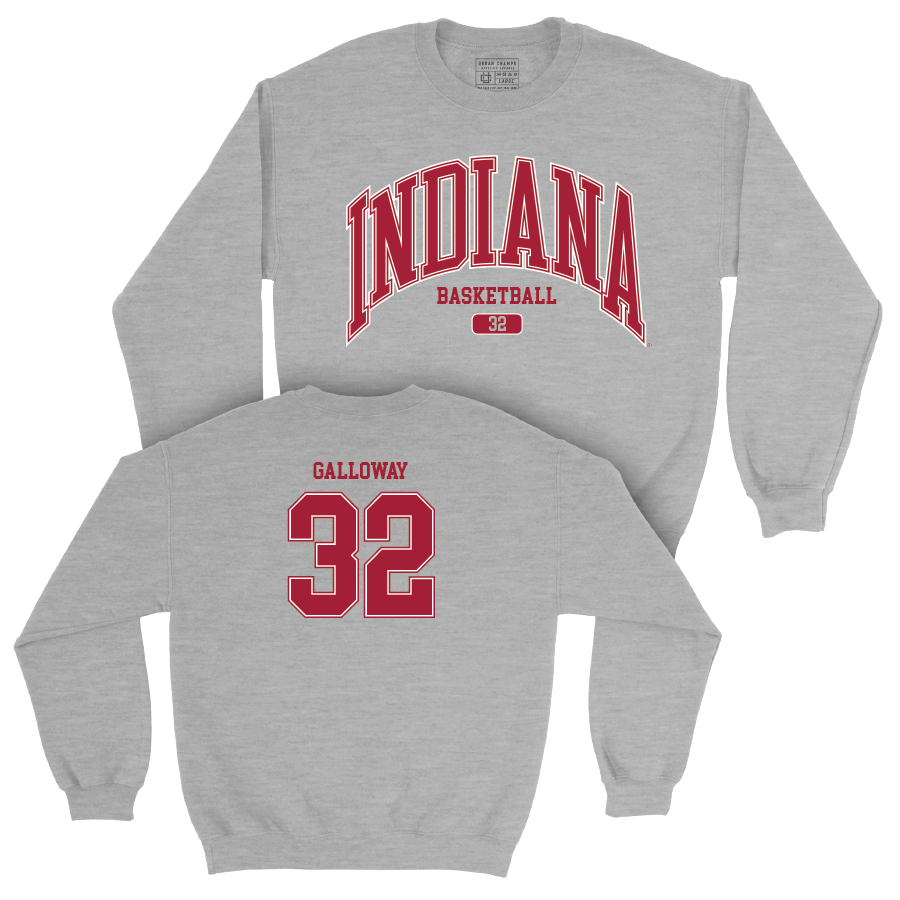 Men's Basketball Sport Grey Arch Crew - Trey Galloway | #32 Youth Small